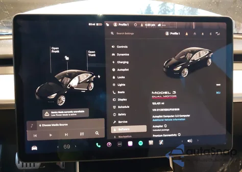 2018 Tesla Model 3 Long Range/Performance из США, поврежденный, VIN 5YJ3E1EB5JF081806